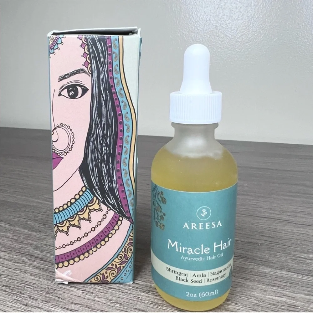 Areesa Miracle Hair Ayurvedic Hair Oil For Frizzy Damaged Hair